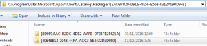 AppV cache shows two versions of one packge